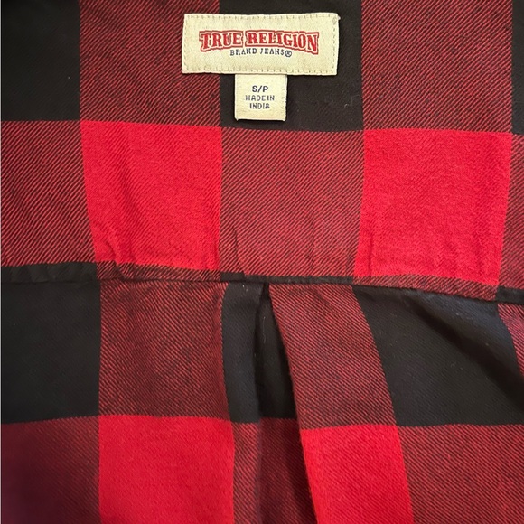 True Religion Lumberjack Plaid Fleece Shirt - Picture 6 of 9
